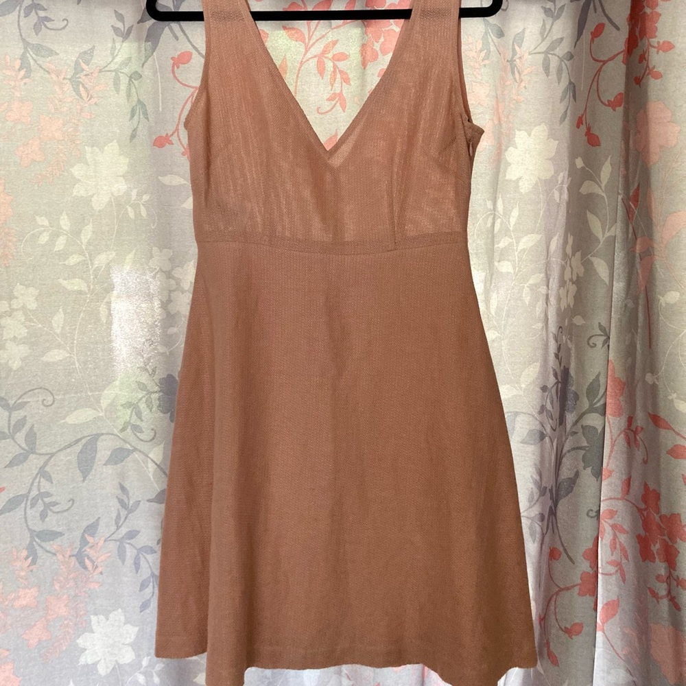 Sandro Paris linen a-line dress